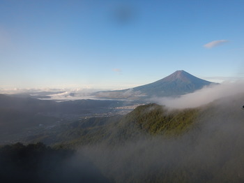 ２P目終了点から富士山